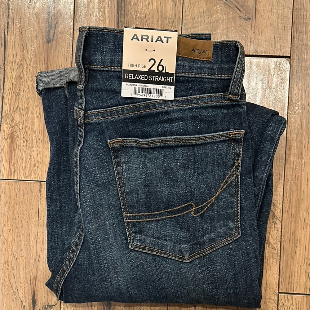 Ariat Men's Relaxed Straight Jeans - Dark Blue